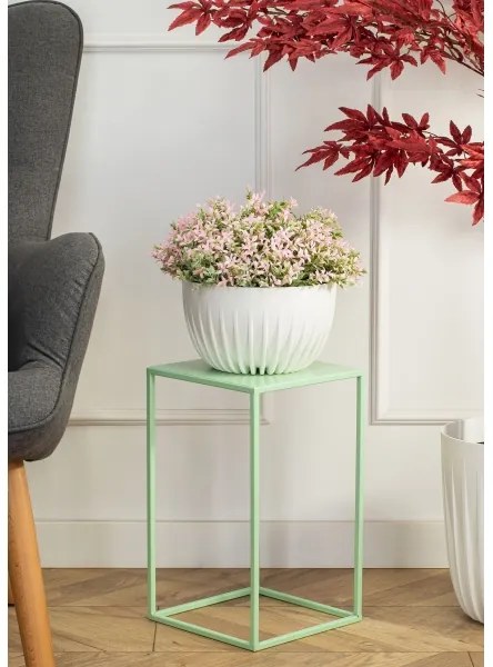 Virágállvány 40x24 cm világoszöld