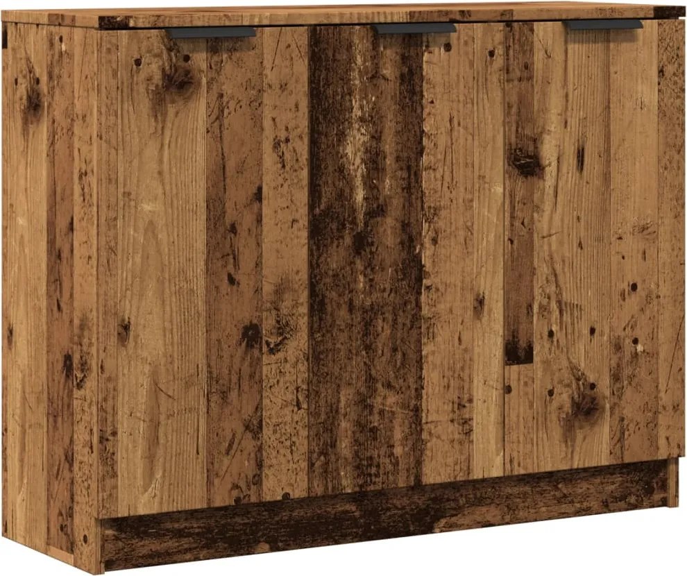 vidaXL antik fa színű szerelt fa tálalószekrény 90 x 30 x 70 cm