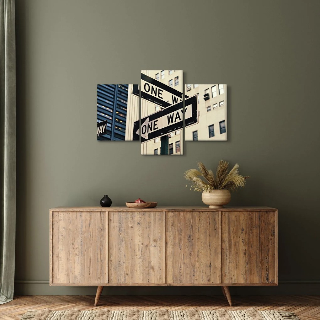 Kép - New York ONE WAY (90x60 cm)