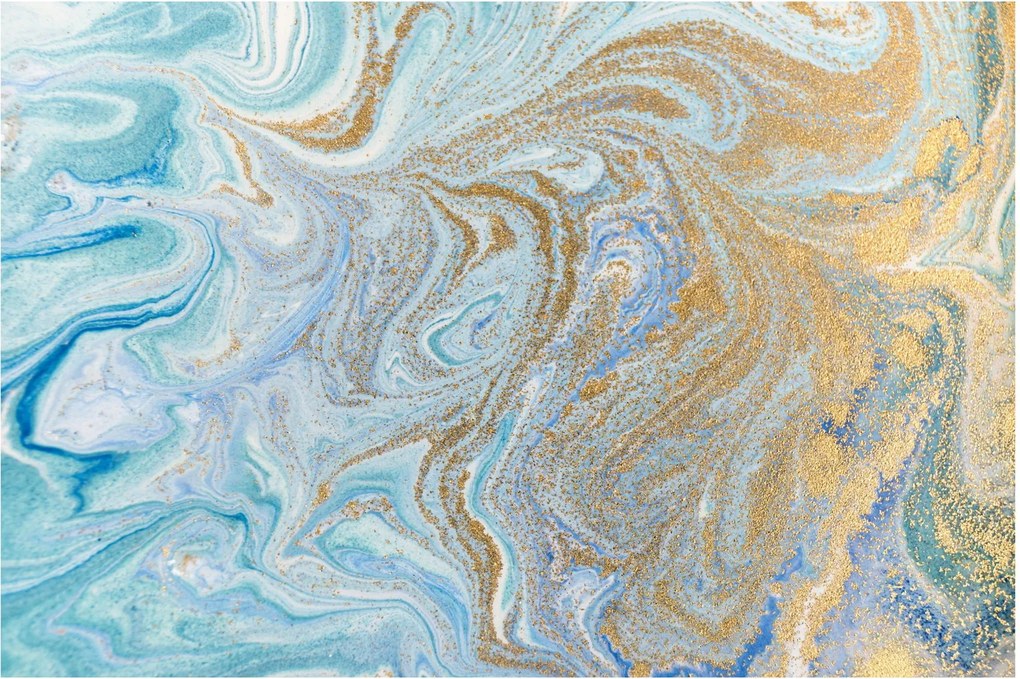 Kép - Kék márvány (90x60 cm)