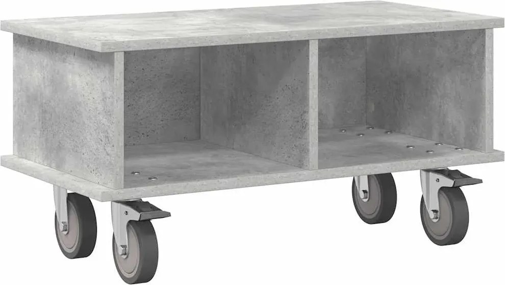 vidaXL TV állvány Beton Szürke 68,5 x 35 x 35 cm Faanyag