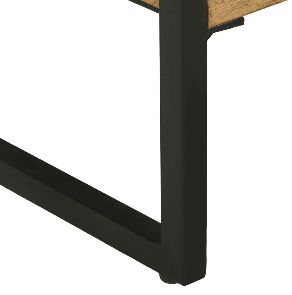 konzol asztal 90x35x80 cm masszív fa akác