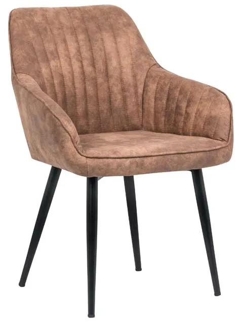 Stílusos szék Esmeralda világos barna