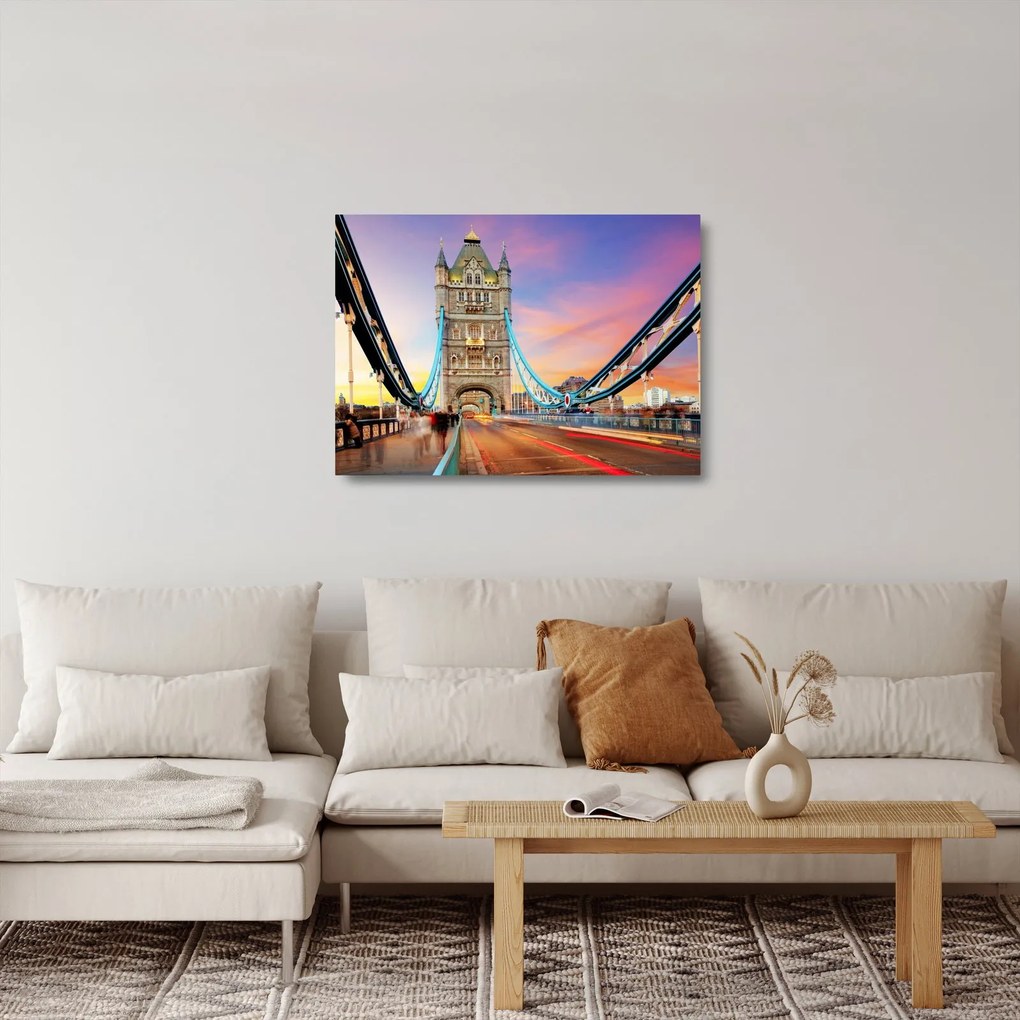 Üveg kép - Tower Bridge (70x50 cm)