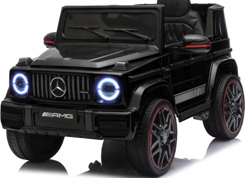 Mercedes AMG G63 4x4 akkumulátoros elektromos kisautó távirányítóval piros