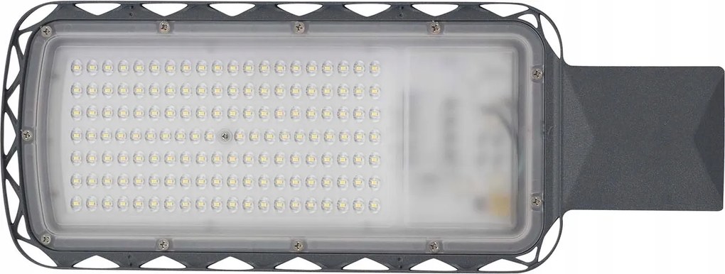 Led utcai lámpa Ipari út lámpatest 100W 10500lm 6500K IP65 Szürke
