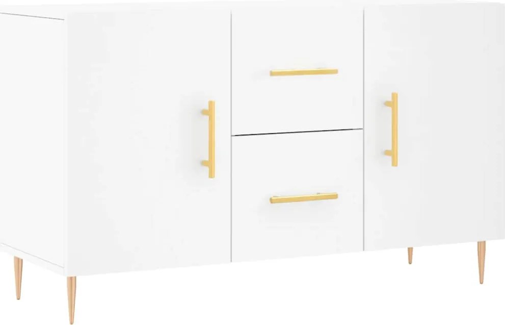 vidaXL fehér szerelt fa tálalóasztal 100 x 36 x 60 cm