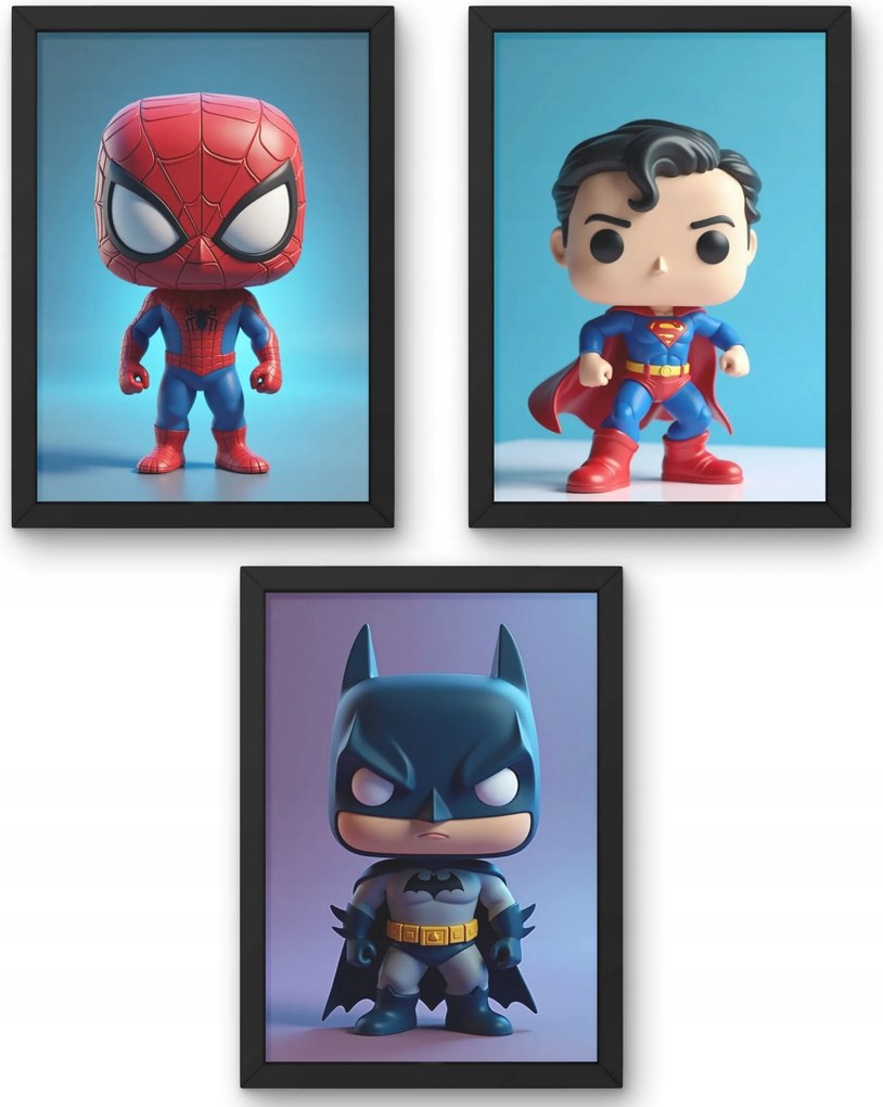 Három darabos Funko Pop Hero poszter szett