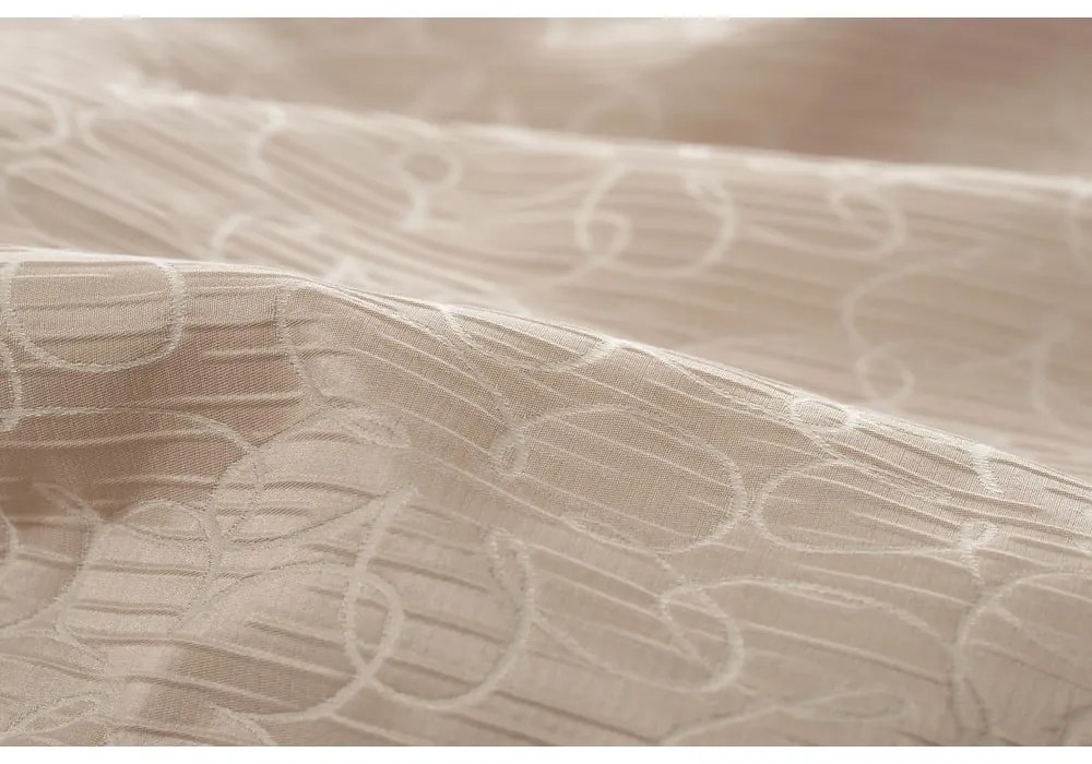 Bézs függöny 140x160 cm Florette – Mendola Fabrics