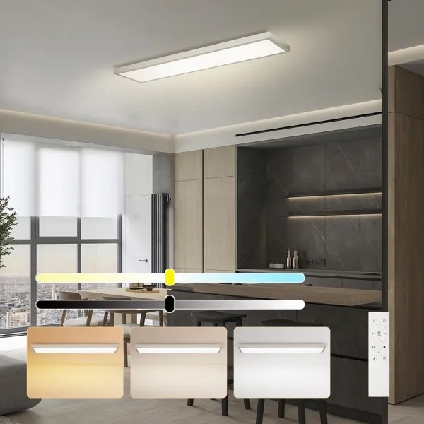 Brilagi-LED dimmelhető fürdőszobai lámpatest FRAME SMART LED/50W/230V 120x30 IP44 + távirányító