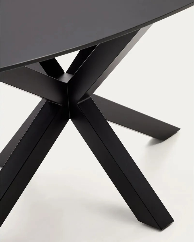 Étkezőasztal üveg asztallappal 100x200 cm Argo – Kave Home