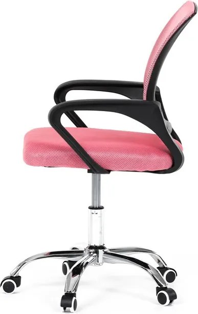 Gyerek forgószék hintamechanikával, rózsaszín hálós kivitelben KA-L103 PINK