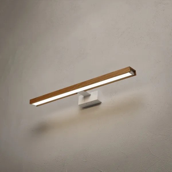 Brilagi - LED fürdőszobai tükörvilágítás 3 az 1-ben WOODY MIRROR LED/12W/230V IP44 fehér/tölgy