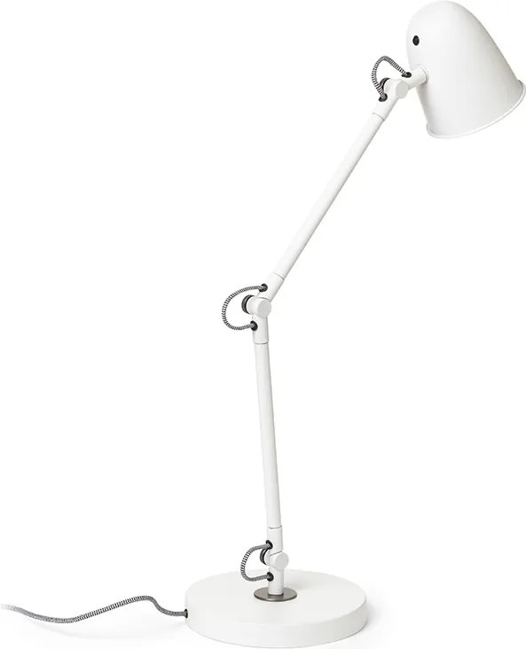 RENDL DANNY stolní bílá matný nikl 230V LED E14 5W