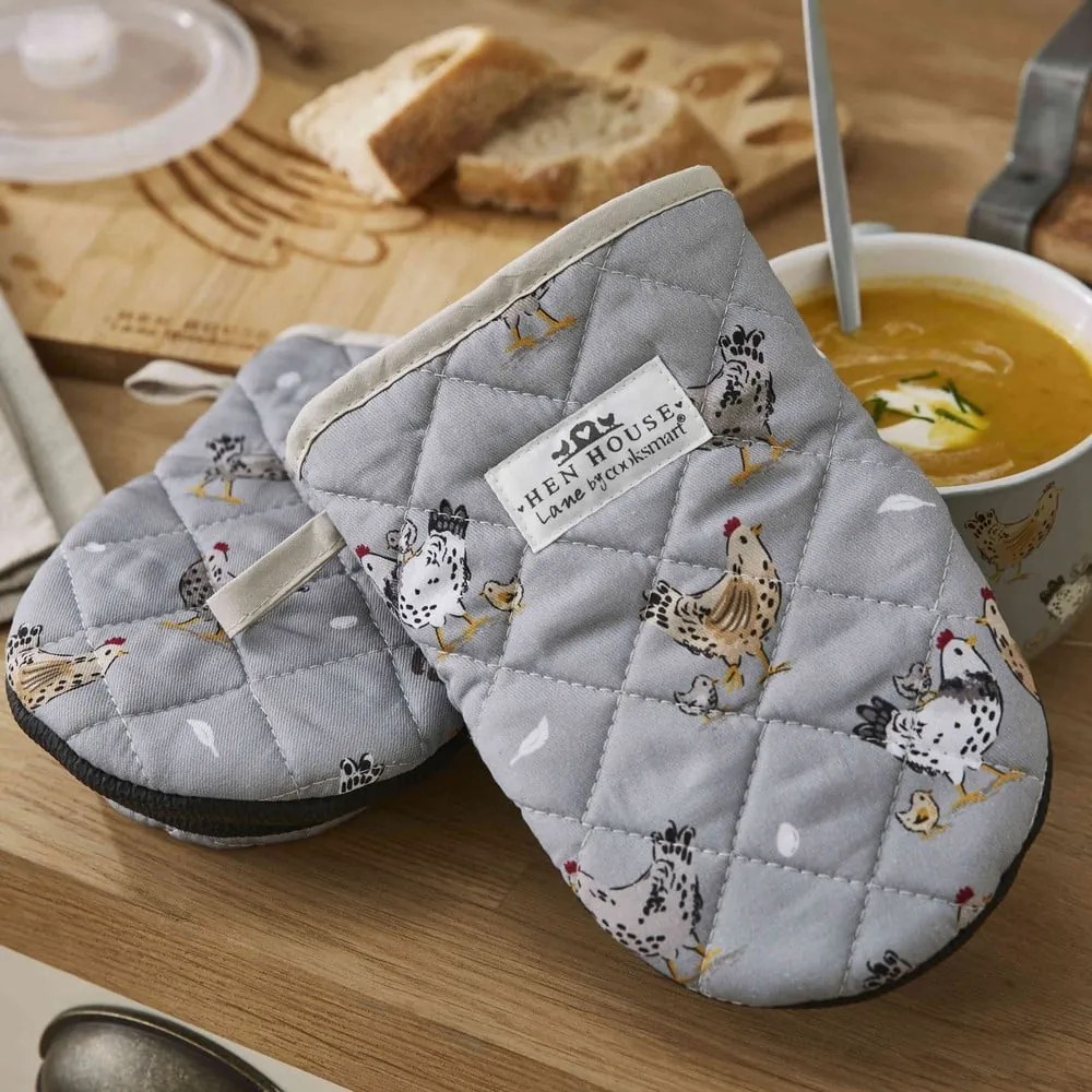 Pamut edényfogó kesztyű szett 2 db-os Hen House – Cooksmart ®