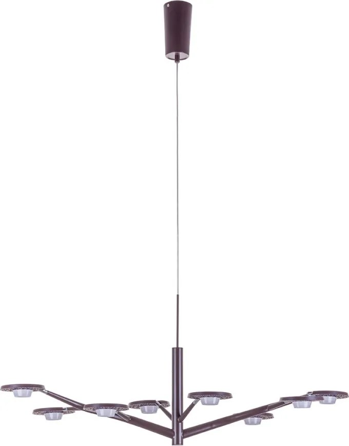 ITALUX AD16014-9-DARK-C KRESYDA Modern Led Függesztett Lámpa Barna LED IP20