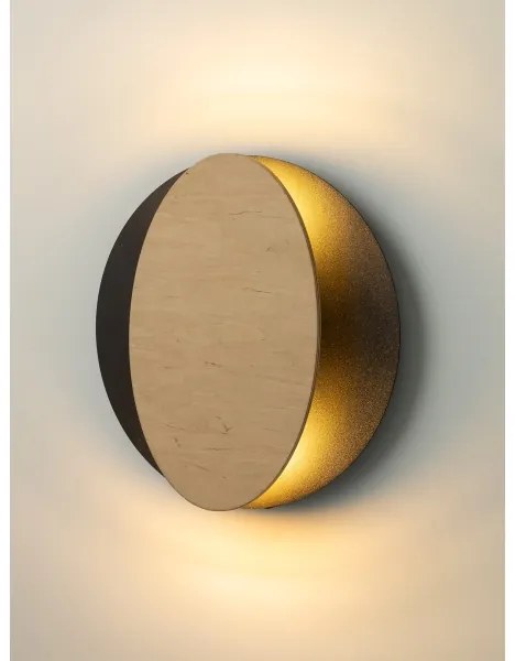 Fali lámpa OVO 2xG9/12W/230V fekete/barna