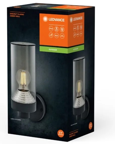 Ledvance - Kültéri fali lámpa AMBER 1xE27/20W/230V IP44