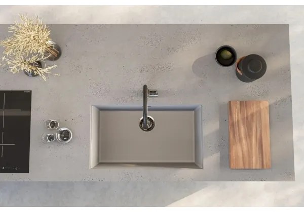 ALVEUS 1150058 - OMNI 75x45 cm gránit konyhai mosogató, fehér