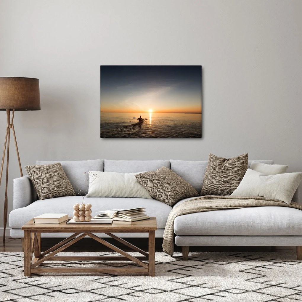 Kép a kenuzók naplementekor (70x50 cm)