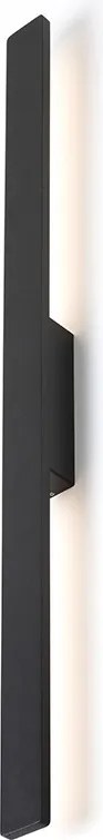 RENDL BONAREA 104 fali lámpa fekete szatinált akril 230V LED 18W 120° IP54 3000K