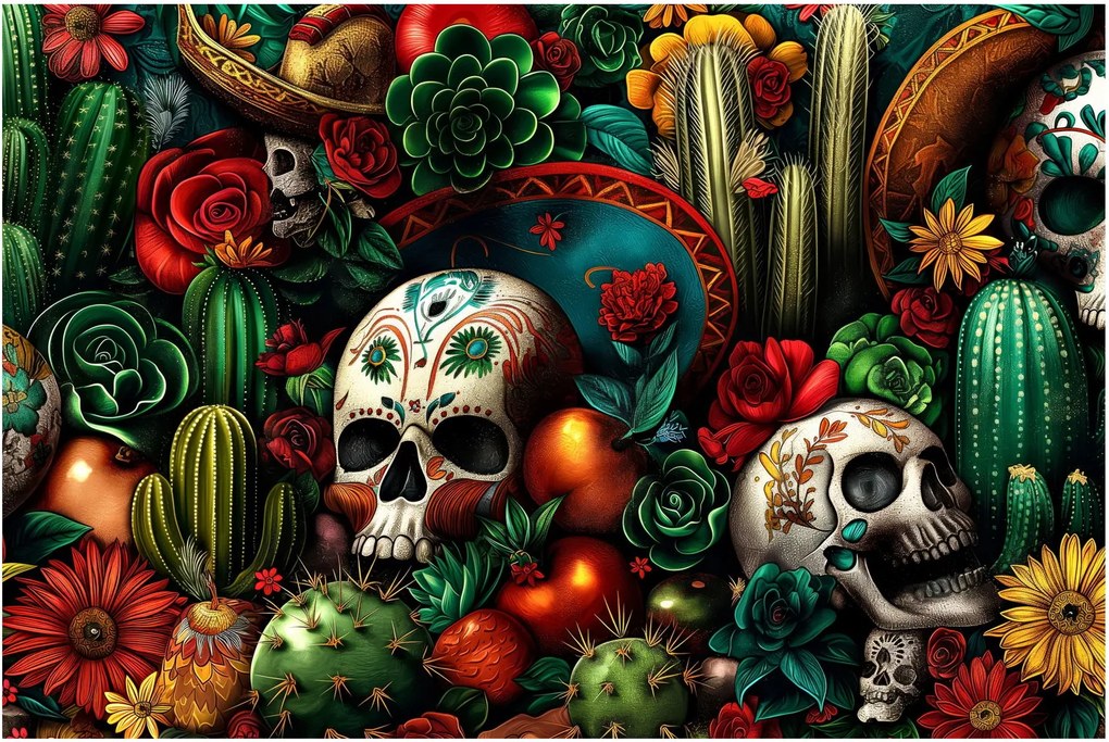 Kép - Mexikói koncepció (90x60 cm)