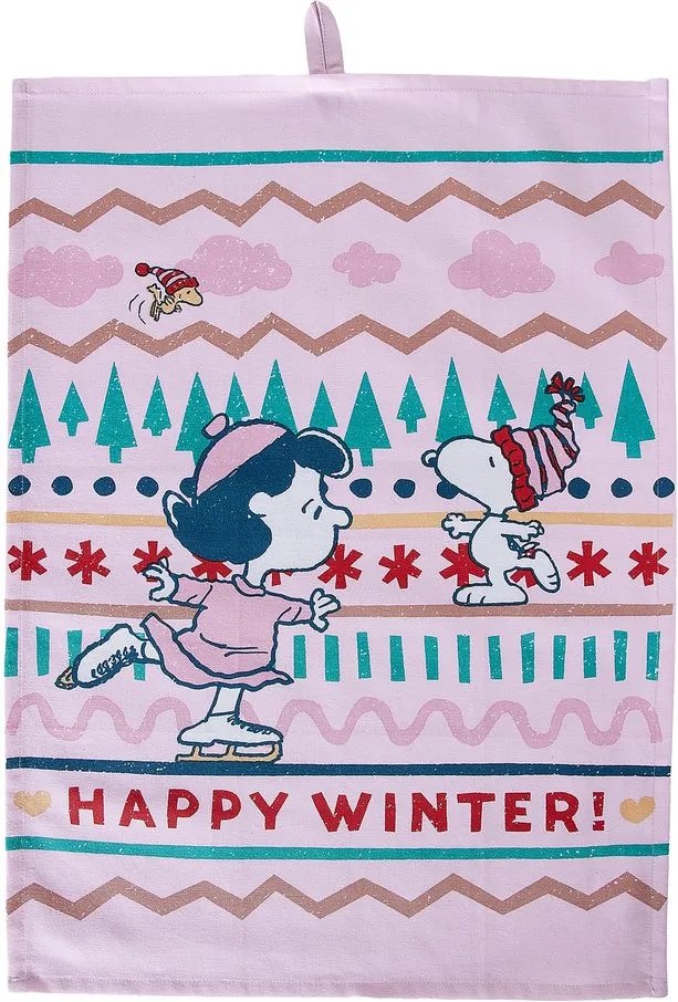 PEANUTS konyharuha 38x54cm , Snoopy és Lucy