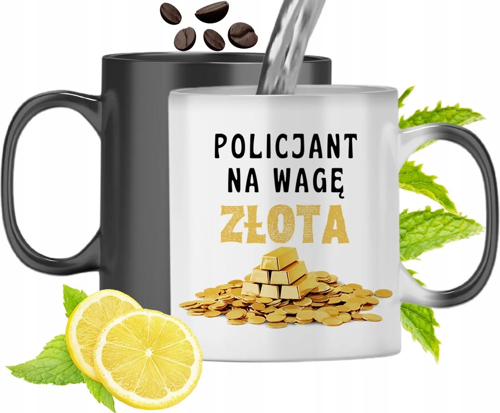 Mágikus Bögre Rendőrnek Színváltós Nyomtatott Fényképpel