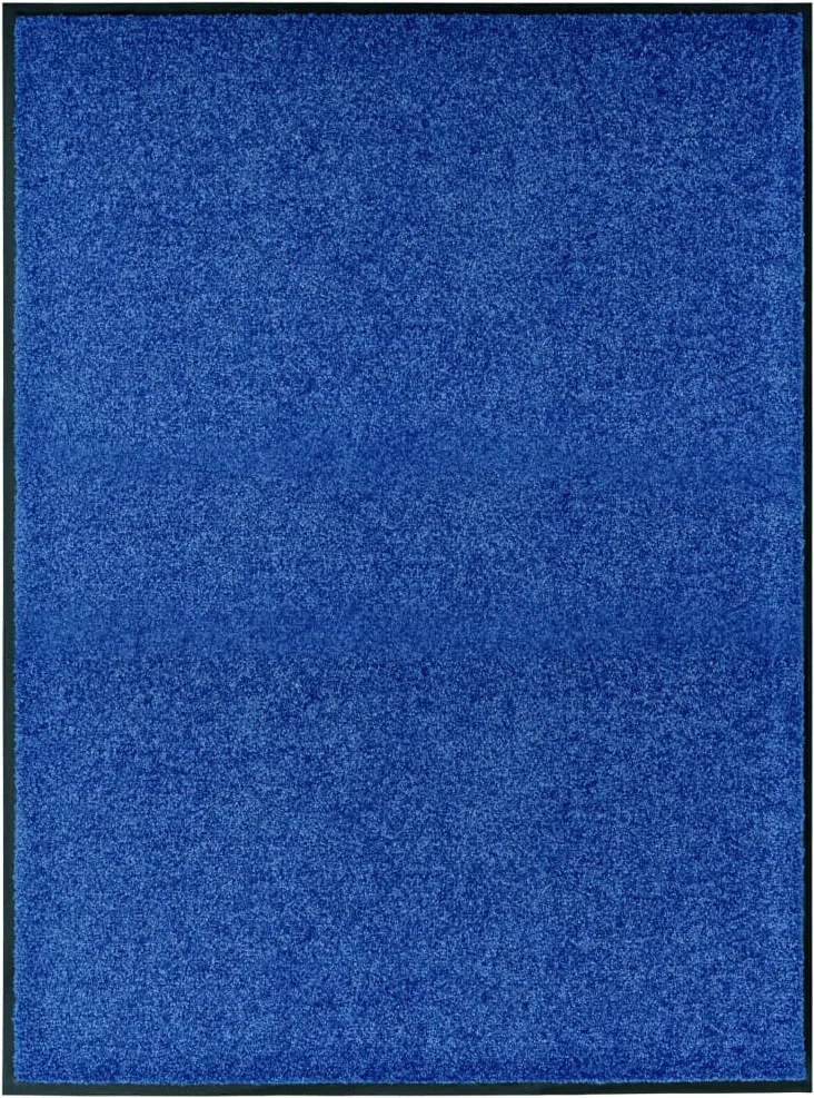 vidaXL kék kimosható lábtörlő 90 x 120 cm