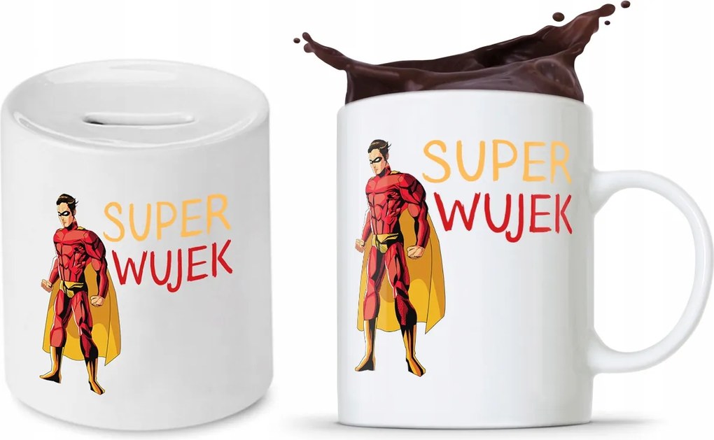 Bácsi Szett Ajándék Bögre Persely nyomott mintával