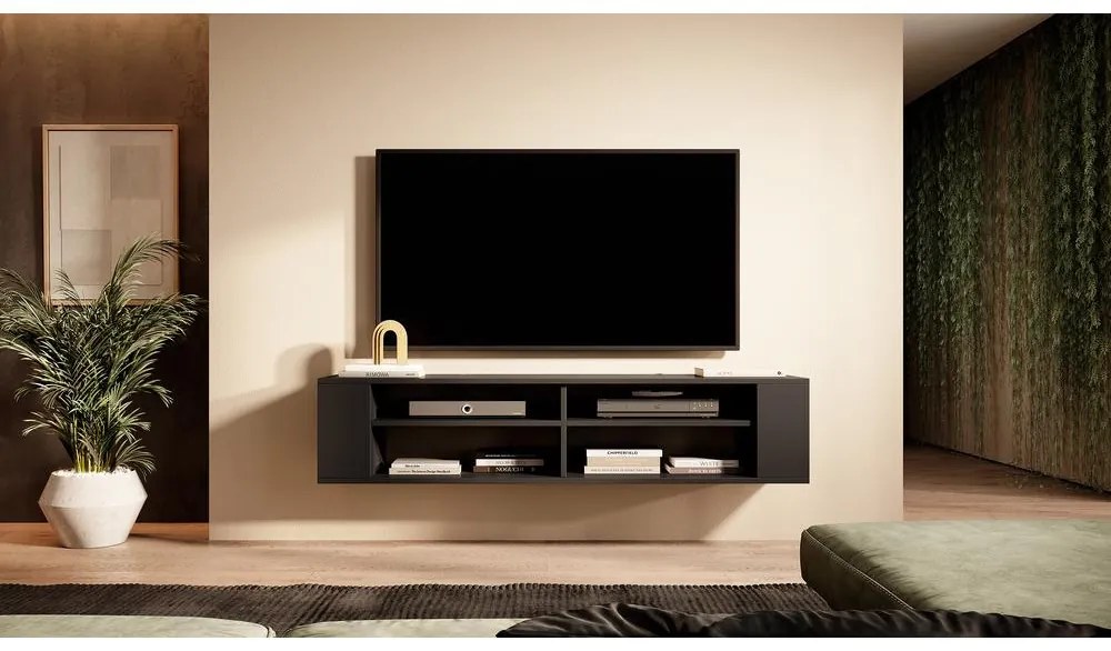 Tv szekrény/asztal Walker 140 (fekete). 1098700