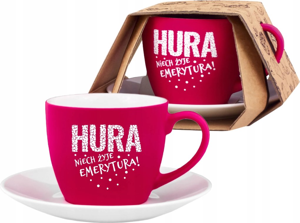 Nyugdíjba vonulás Ajándék Nőknek Csésze Aljjal
