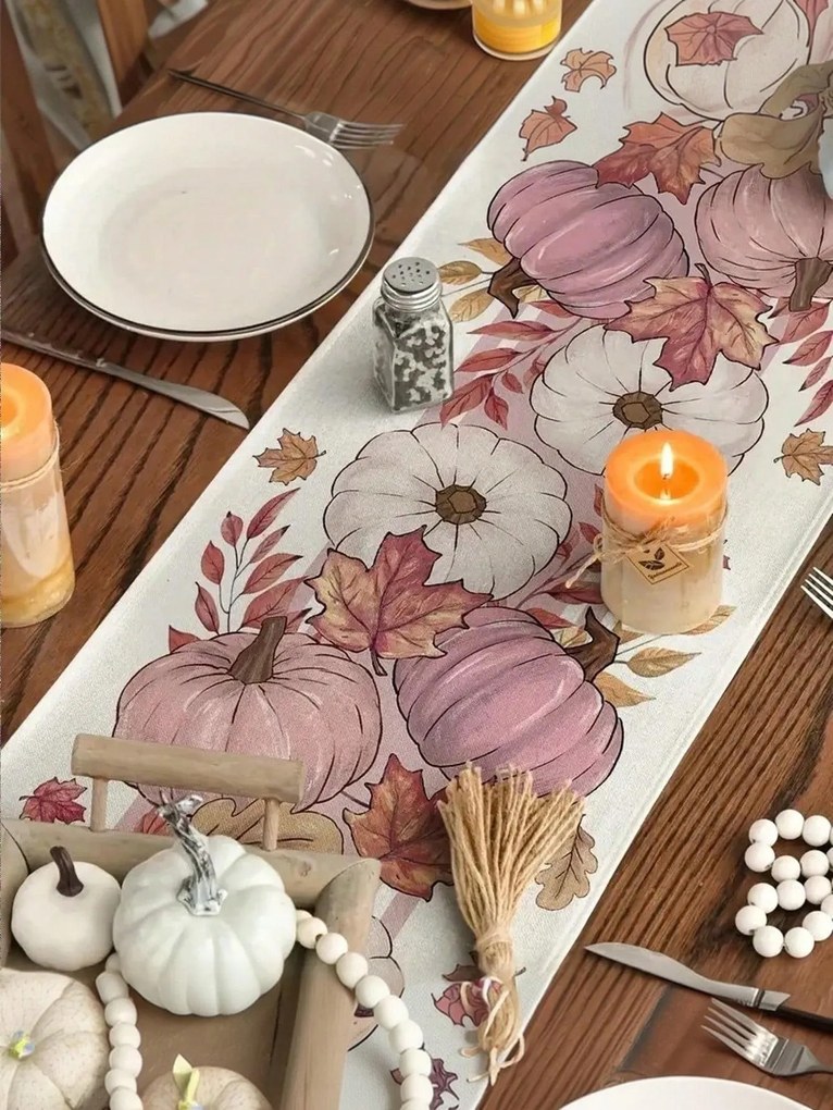 Többszínű Téglalap Alakú Futófelület Abrosz Klasszikus Shein 33X200