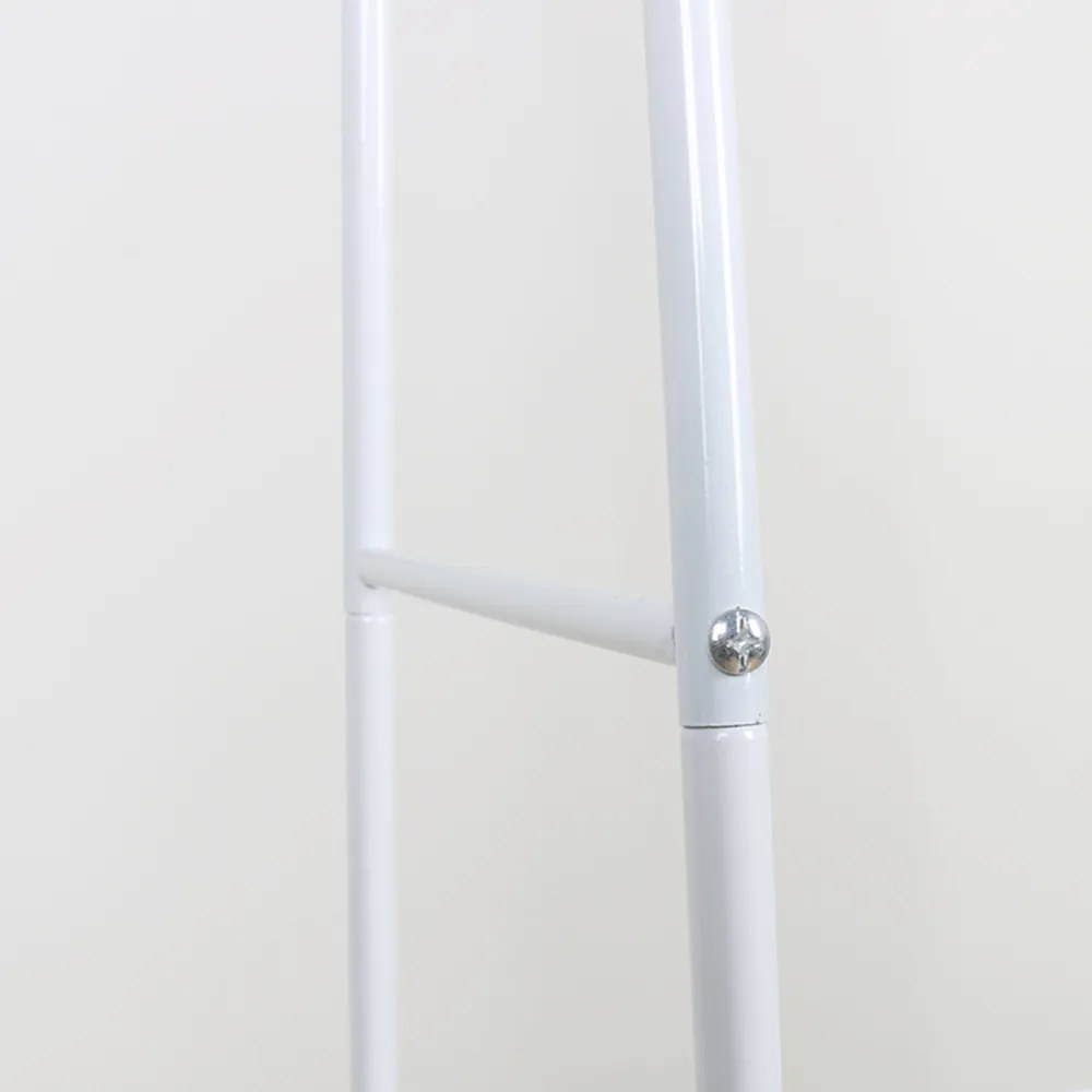 Ruhaállvány polcokkal, fehér, RETOR