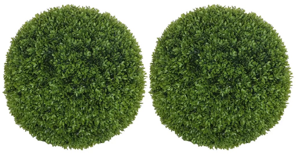 Műnövény szett, 2 db buxus, 40cm magas