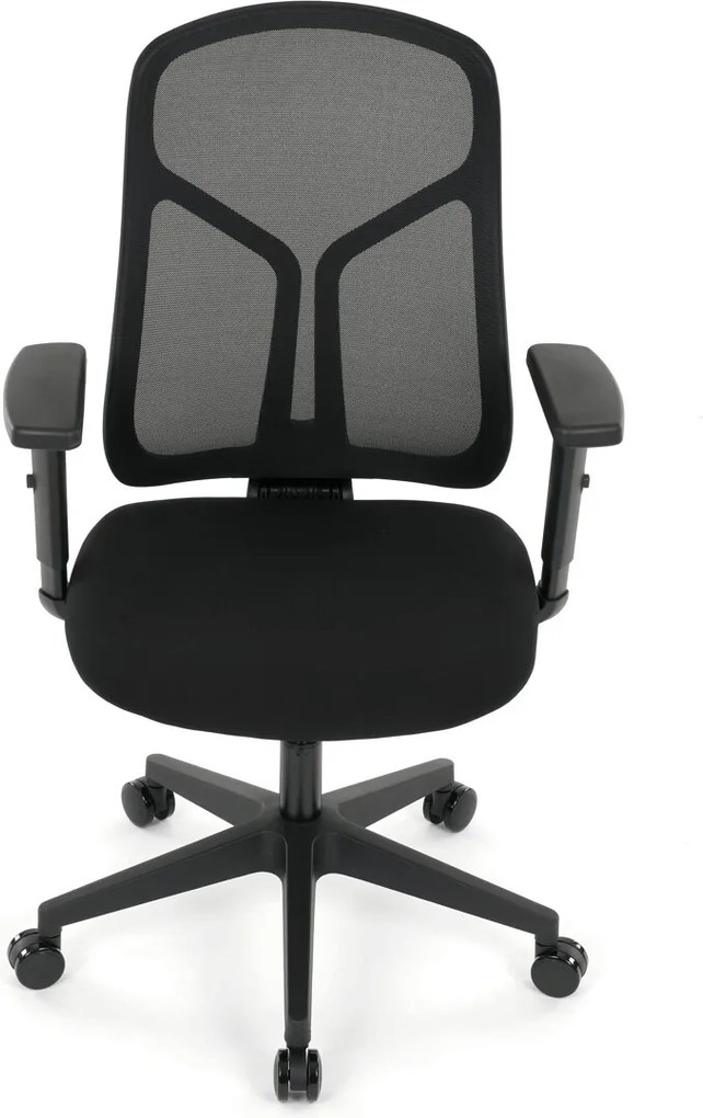 Irodai szék szinkronmechanikás fekete hálós KA-S2173 BK