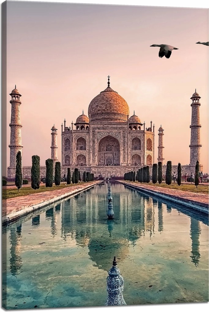 Vászonkép Tádzs Mahal Építészet India 40x60 cm Ideális ajándék