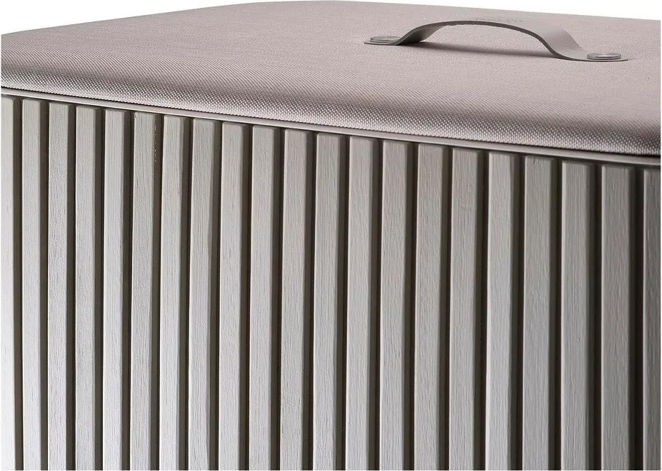 Bézs bambusz szennyeskosár 3x30 l Tota Trio Luxe – Joseph Joseph