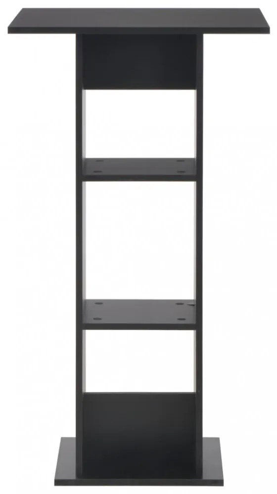 280206 Bar Table Black 60x60x110 cm