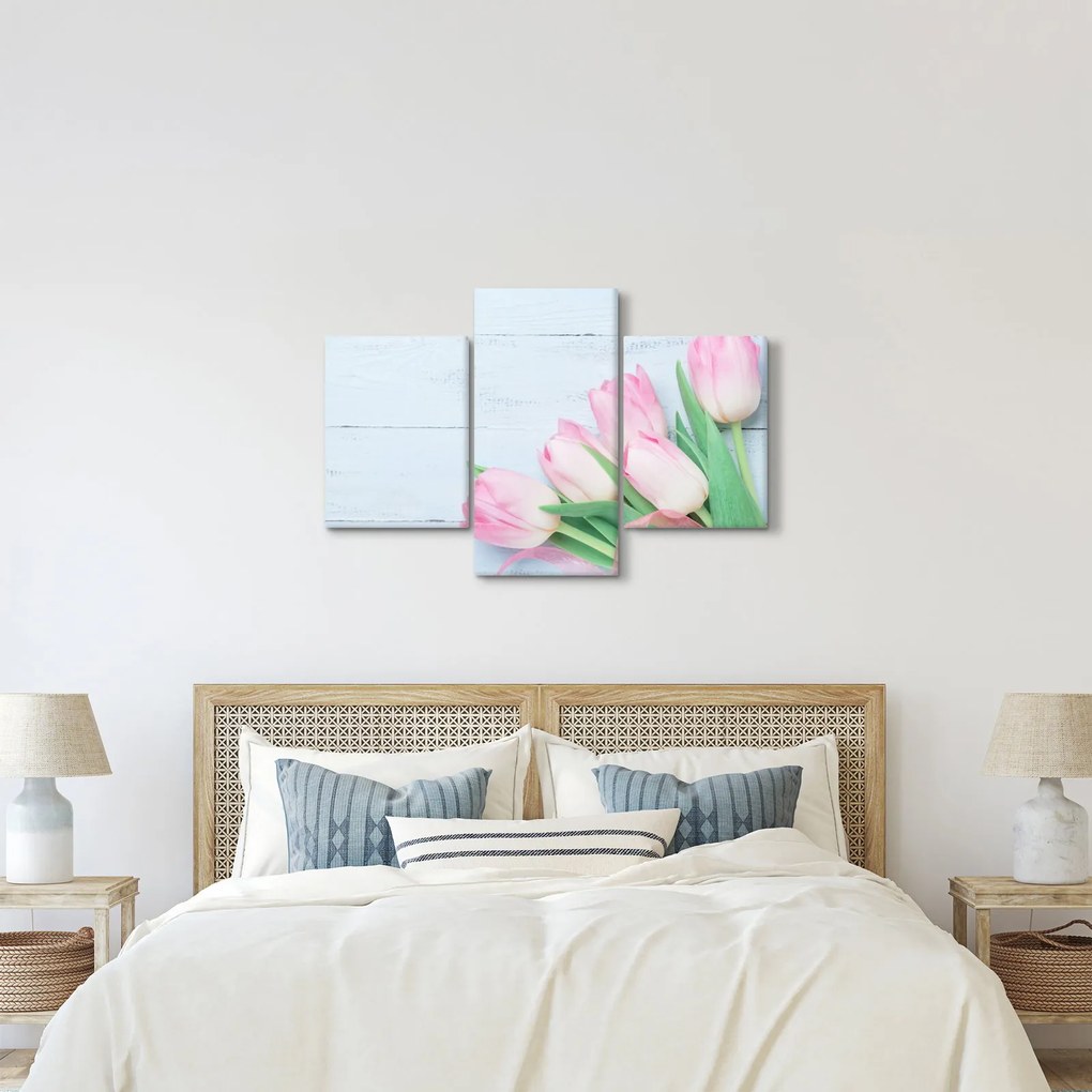 Kép - tulipán csokor (90x60 cm)