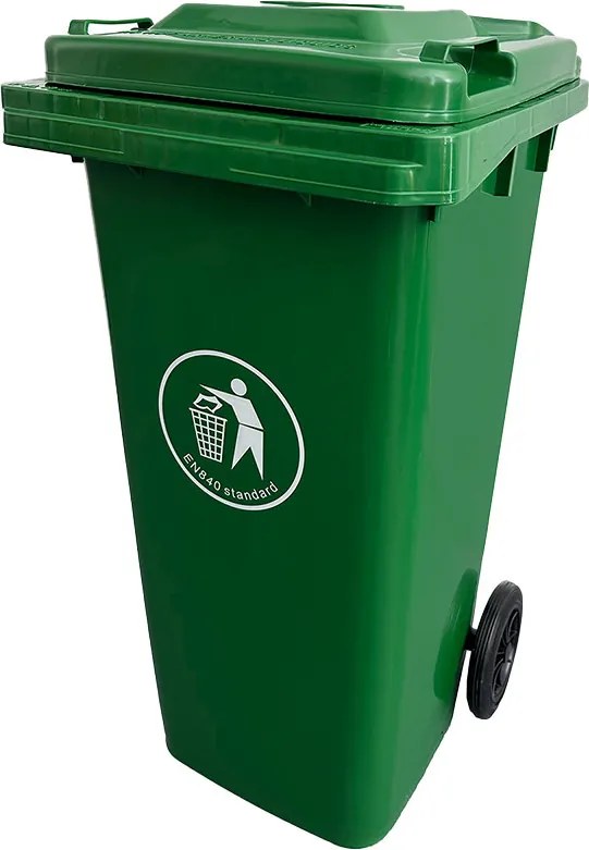 Hulladéktároló 120L zöld