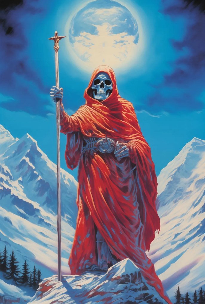 Poszter 68x101cm A hegyi hold őrzője