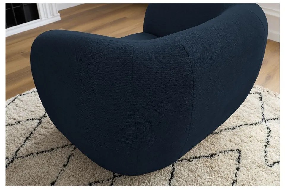 Sötétkék fotel Celine – Bobochic Paris