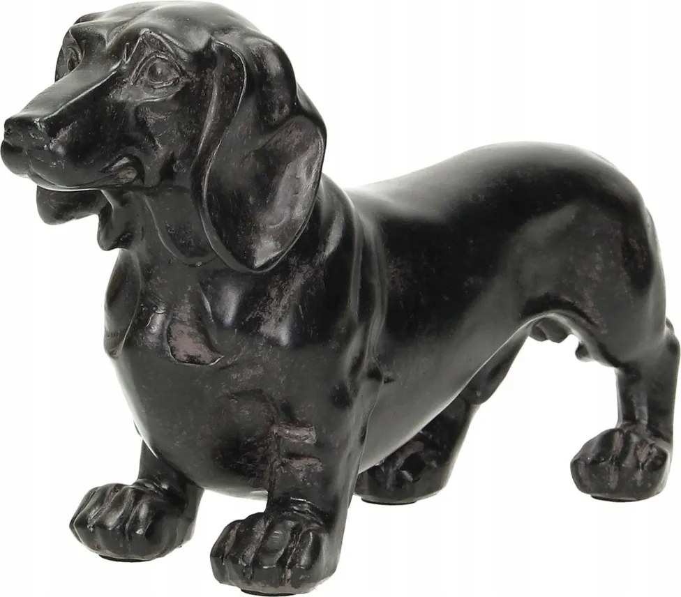 Dekoria Fifurka Dachshund 30x9x15cm barna