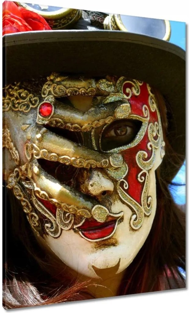 Vászonkép 70x100 Maszk farsangra