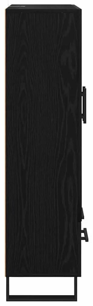 Magasfiú fiókkal Fekete tölgy 69,5 x 30 x 115 cm Faanyag