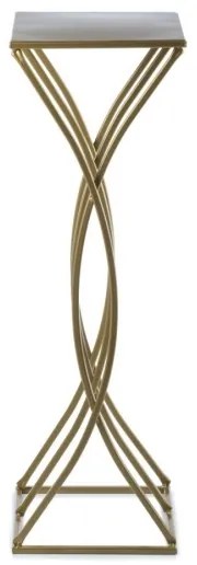 Virágállvány 75x23 cm arany színben