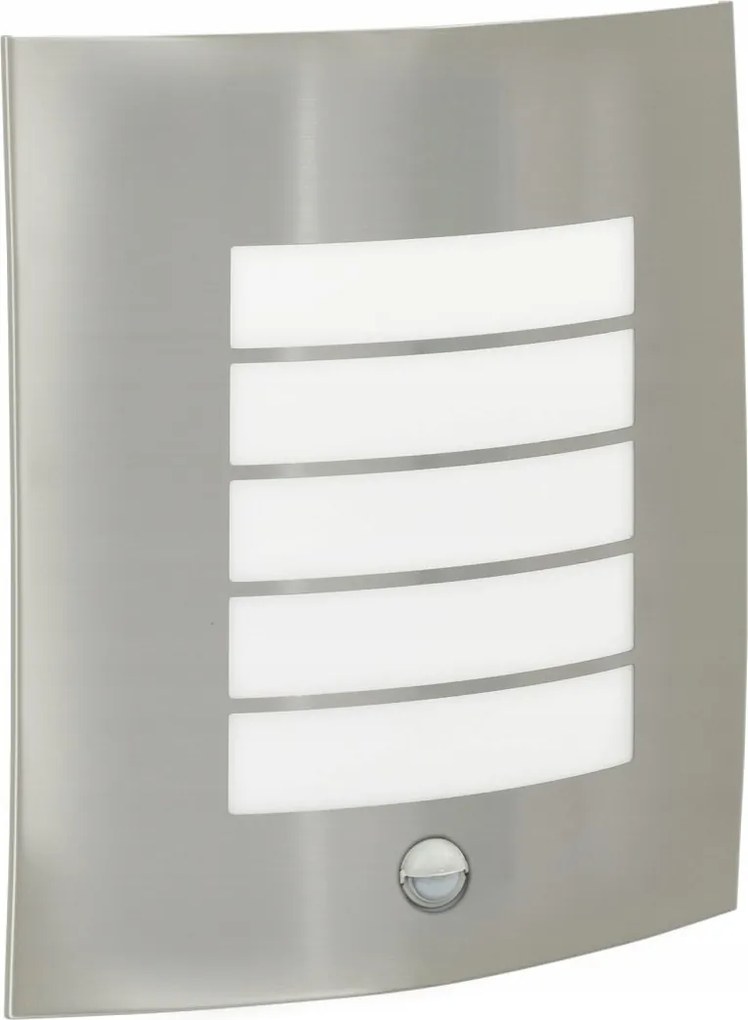 Fali Lámpa Érzékelővel 2 Db Ezüst Rozsdamentes Acél IP44