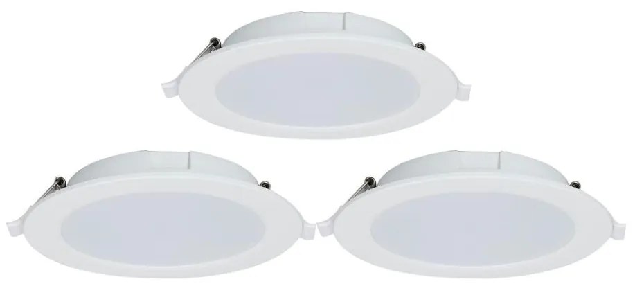 Aigostar-KÉSZLET 3x LED Dimmelhető beépíthető lámpa MESH 9W/230V 2700K-6500K átm. 14,5 cm