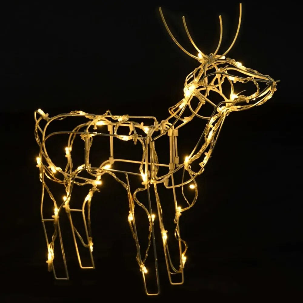 3 részes karácsonyi rénszarvas díszvilágítás 229 LED-del